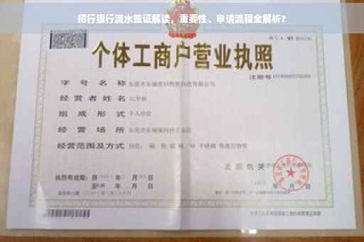 招行银行流水签证解读，重要性、申请流程全解析?
