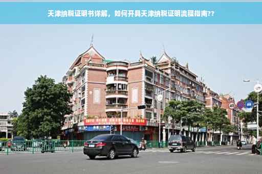 天津纳税证明书详解，如何开具天津纳税证明流程指南??