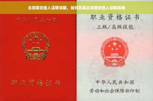 北京固定收入证明详解，如何开具北京固定收入证明指南
