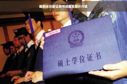 脑积水诊断证明书详解及图片介绍