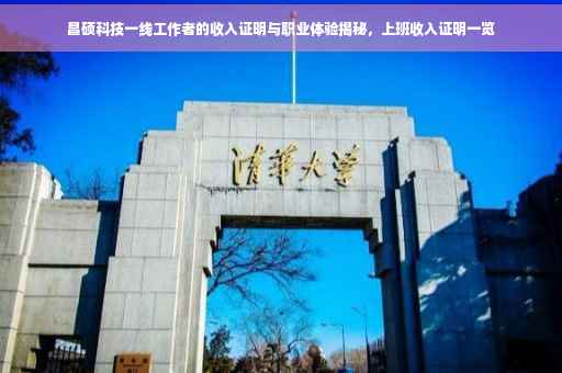昌硕科技一线工作者的收入证明与职业体验揭秘，上班收入证明一览