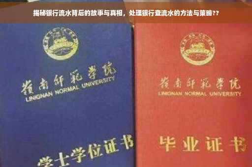 揭秘银行流水背后的故事与真相，处理银行查流水的方法与策略??