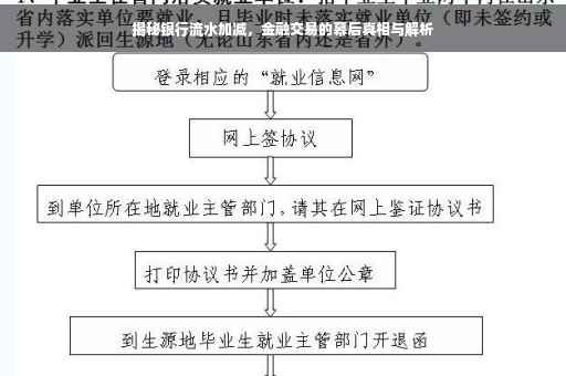 揭秘银行流水加减，金融交易的幕后真相与解析