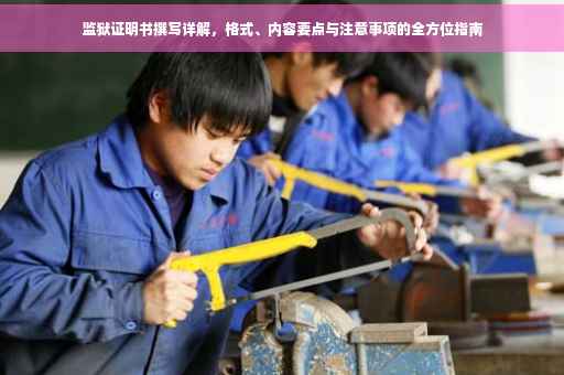 监狱证明书撰写详解，格式、内容要点与注意事项的全方位指南