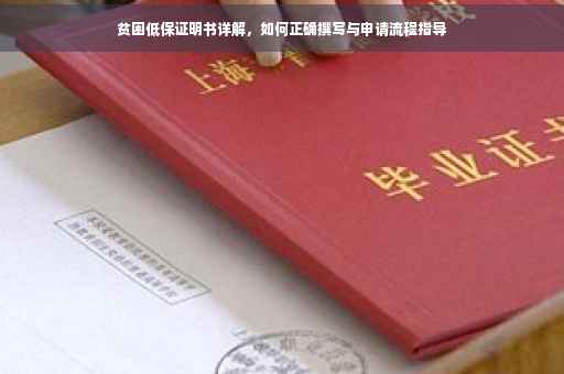 贫困低保证明书详解，如何正确撰写与申请流程指导