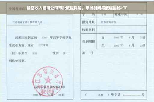 经济收入证明公司审批流程详解，审批时间与流程揭秘?⚡️