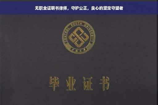 无职业证明书律师，守护公正，良心的坚定守望者