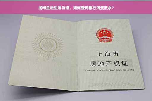 揭秘金融生活轨迹，如何查询银行消费流水？