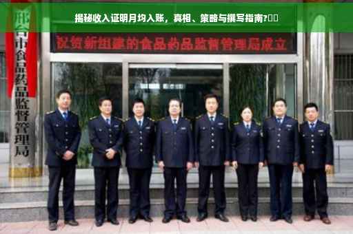 揭秘收入证明月均入账，真相、策略与撰写指南?⚡️