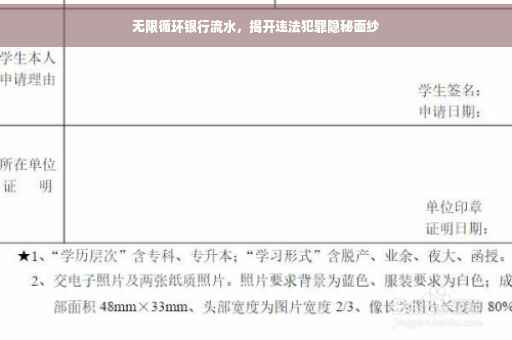 无限循环银行流水，揭开违法犯罪隐秘面纱