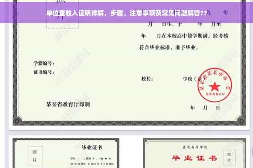单位查收入证明详解，步骤、注意事项及常见问题解答??