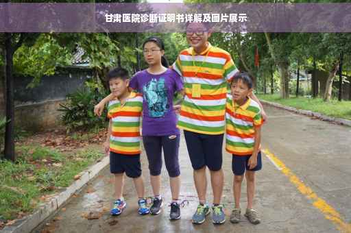 甘肃医院诊断证明书详解及图片展示