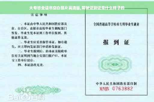 大专毕业证书空白图片高清版,驾驶证副证是什么样子的