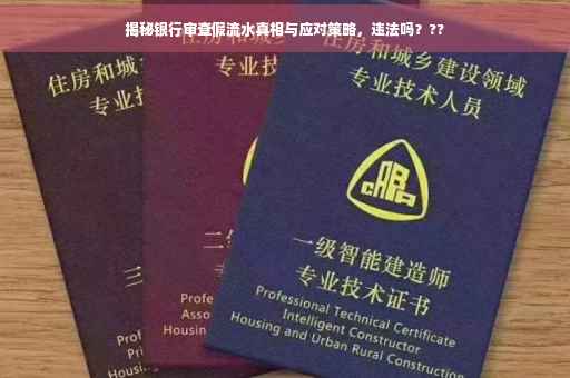 揭秘银行审查假流水真相与应对策略,违法吗??? 揭秘银行审查假流水真相与应对策略,违法吗???