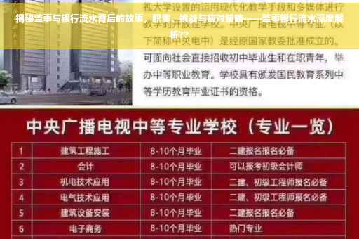 揭秘监事与银行流水背后的故事,职责、挑战与应对策略——监事银行流水深度解析?? 揭秘监事与银行流水背后的故事,职责、挑战与应对策略——监事银行流水深度解析??