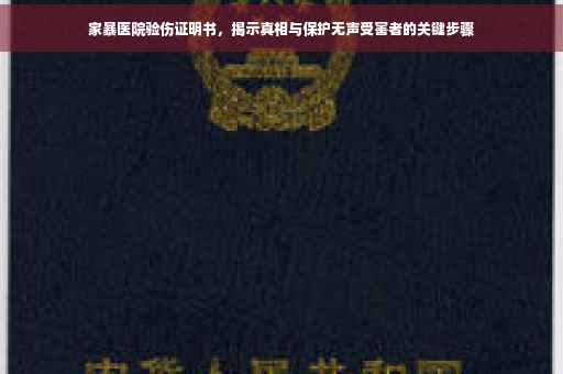 家暴医院验伤证明书，揭示真相与保护无声受害者的关键步骤