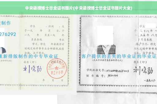 中央函授博士毕业证书图片(中央函授博士毕业证书图片大全)