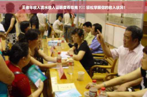 王者年收入流水收入证明查看指南 ?⚡️ 轻松掌握你的收入状况！