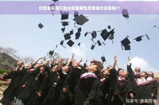 付定金后银行流水的重要性及查询方法指南??