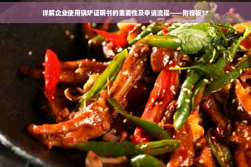 详解企业使用锅炉证明书的重要性及申请流程——附模板??