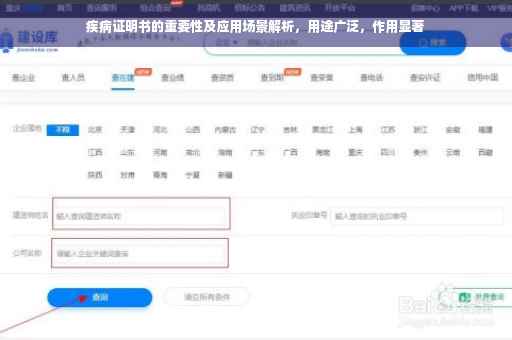 疾病证明书的重要性及应用场景解析，用途广泛，作用显著