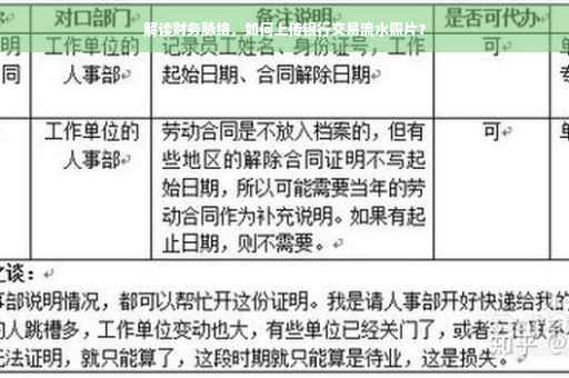 解读财务脉络，如何上传银行交易流水照片？
