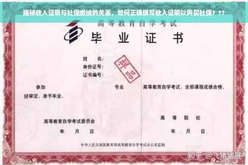 揭秘收入证明与社保缴纳的关系，如何正确撰写收入证明以购买社保？??