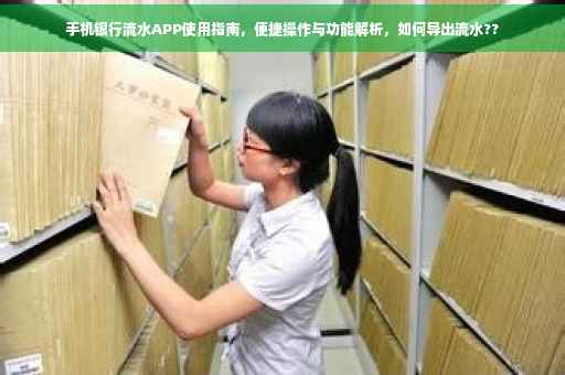 手机银行流水APP使用指南，便捷操作与功能解析，如何导出流水??