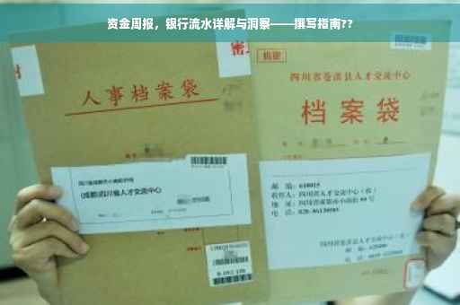 资金周报，银行流水详解与洞察——撰写指南??