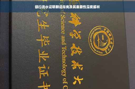 银行流水证明翻译指南及其重要性深度解析