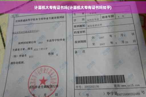 计算机大专有证书吗(计算机大专有证书吗知乎)