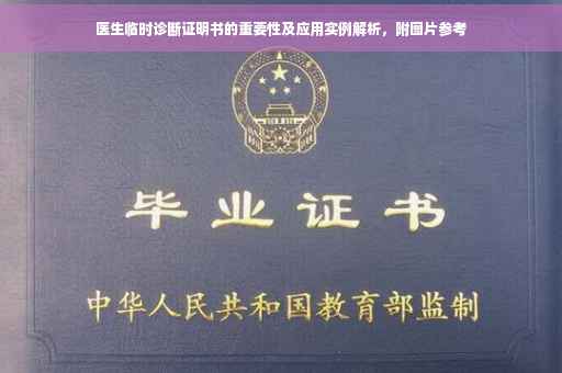 医生临时诊断证明书的重要性及应用实例解析，附图片参考