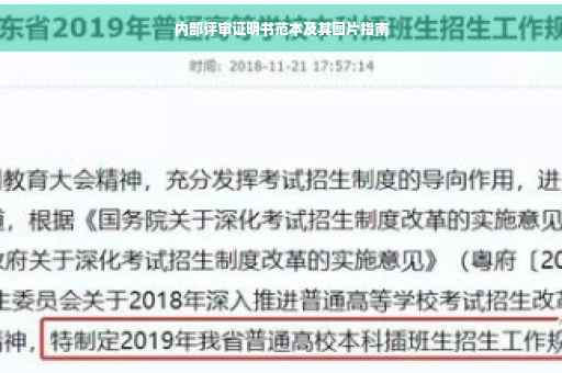 内部评审证明书范本及其图片指南