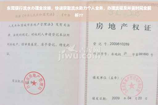 东莞银行流水办理全攻略，快速获取流水助力个人业务，办理流程及所需时间全解析??