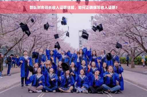 部队财务班长收入证明详解，如何正确撰写收入证明？