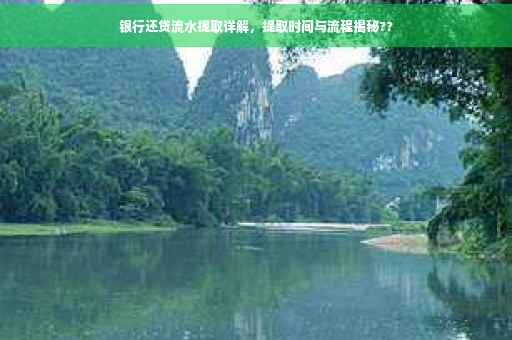 银行还贷流水提取详解，提取时间与流程揭秘??