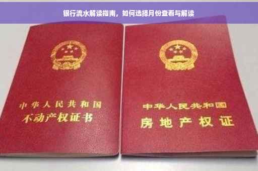银行流水解读指南，如何选择月份查看与解读