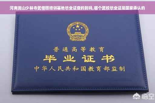 河南嵩山少林寺武僧团培训基地毕业证查的到吗,哪个武校毕业证是国家承认的