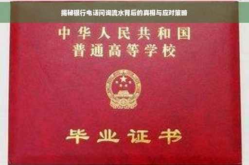 揭秘银行电话问询流水背后的真相与应对策略