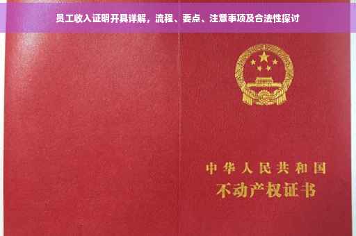 员工收入证明开具详解，流程、要点、注意事项及合法性探讨