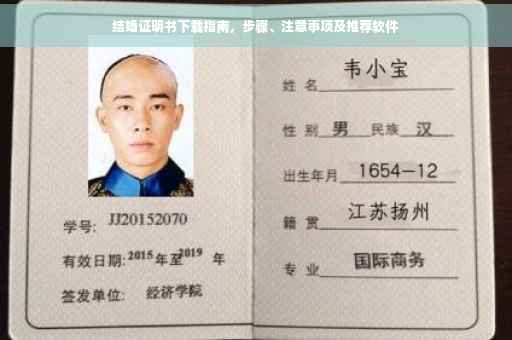 结婚证明书下载指南，步骤、注意事项及推荐软件