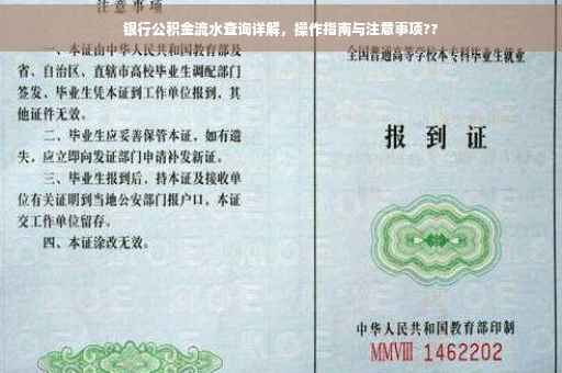 银行公积金流水查询详解，操作指南与注意事项??