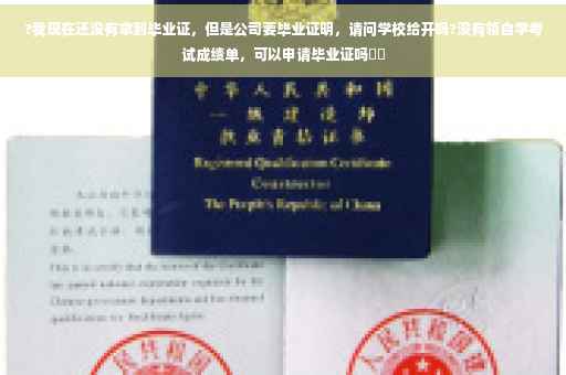 ?我现在还没有拿到毕业证，但是公司要毕业证明，请问学校给开吗?没有领自学考试成绩单，可以申请毕业证吗⚡️