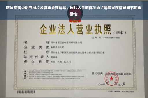 感冒疾病证明书图片及其重要性解读，图片大全助你全面了解感冒疾病证明书的重要性！