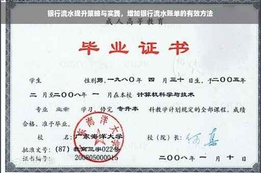 银行流水提升策略与实践，增加银行流水账单的有效方法