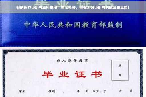假的医疗证明书真相揭秘，警示社会，警惕无效证明书的危害与风险?