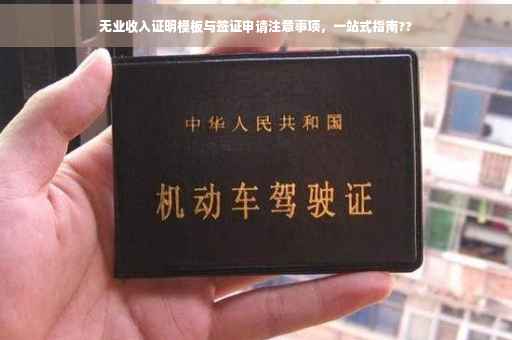 无业收入证明模板与签证申请注意事项，一站式指南??
