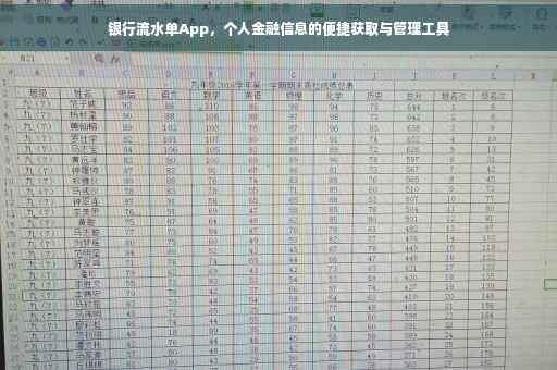 银行流水单App，个人金融信息的便捷获取与管理工具