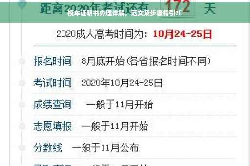 校车证明书办理详解，范文及步骤指引?✨