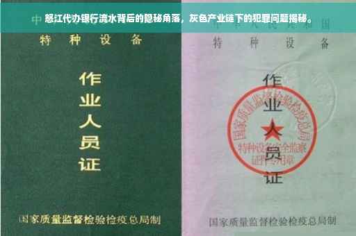 怒江代办银行流水背后的隐秘角落，灰色产业链下的犯罪问题揭秘。